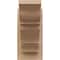 Ekena Millwork 6-in W x 12-in D x 12-in H Balboa Trad Rough Cedar Woodgrain TimberThane Outlooker, Primed Tan OUTUR060X12X12BOA04RCPR - alternate 2
